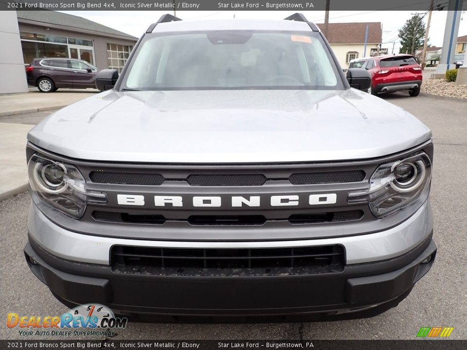 2021 Ford Bronco Sport Big Bend 4x4 Iconic Silver Metallic / Ebony Photo #9
