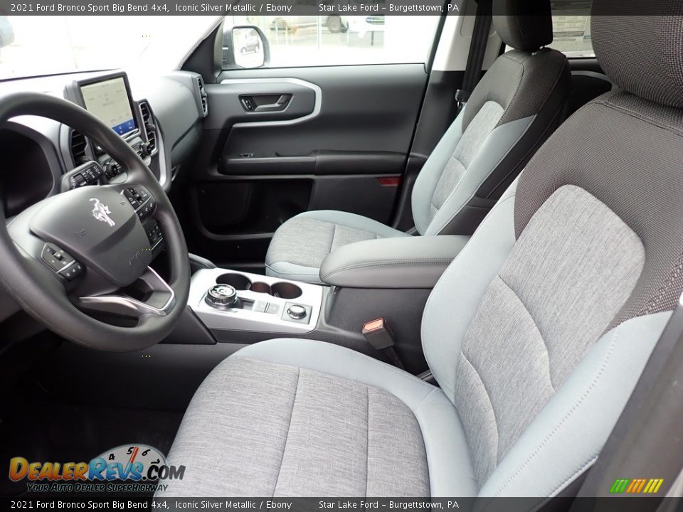 Front Seat of 2021 Ford Bronco Sport Big Bend 4x4 Photo #10