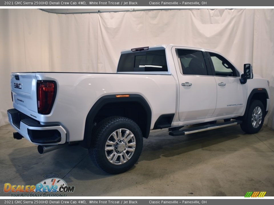 2021 GMC Sierra 2500HD Denali Crew Cab 4WD White Frost Tricoat / Jet Black Photo #2