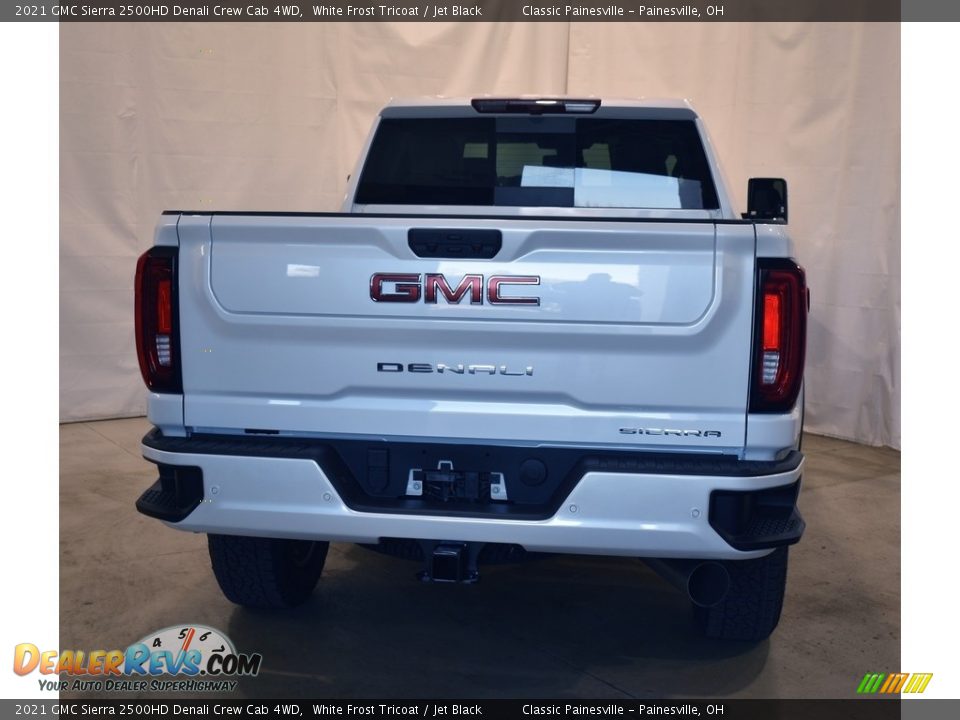 2021 GMC Sierra 2500HD Denali Crew Cab 4WD White Frost Tricoat / Jet Black Photo #3