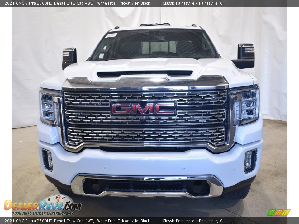 2021 GMC Sierra 2500HD Denali Crew Cab 4WD White Frost Tricoat / Jet Black Photo #4