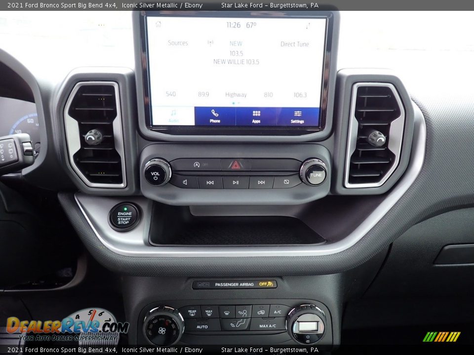 Controls of 2021 Ford Bronco Sport Big Bend 4x4 Photo #20