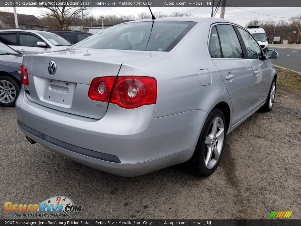 2007 Volkswagen Jetta Wolfsburg Edition Sedan Reflex Silver Metallic / Art Gray Photo #3