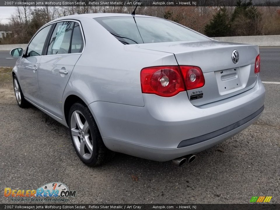 2007 Volkswagen Jetta Wolfsburg Edition Sedan Reflex Silver Metallic / Art Gray Photo #5