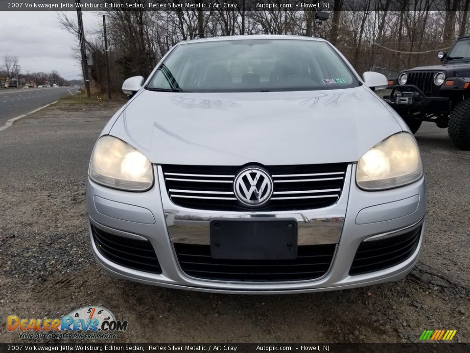 2007 Volkswagen Jetta Wolfsburg Edition Sedan Reflex Silver Metallic / Art Gray Photo #8