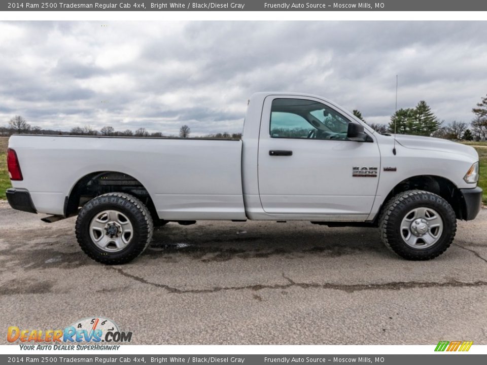 2014 Ram 2500 Tradesman Regular Cab 4x4 Bright White / Black/Diesel Gray Photo #3