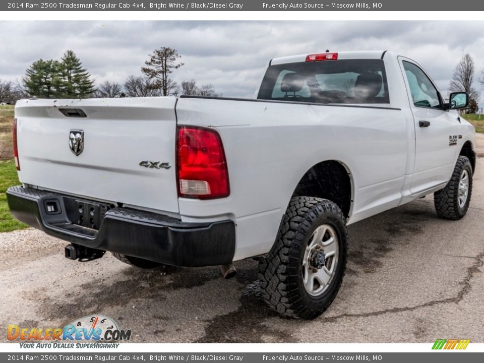 2014 Ram 2500 Tradesman Regular Cab 4x4 Bright White / Black/Diesel Gray Photo #4