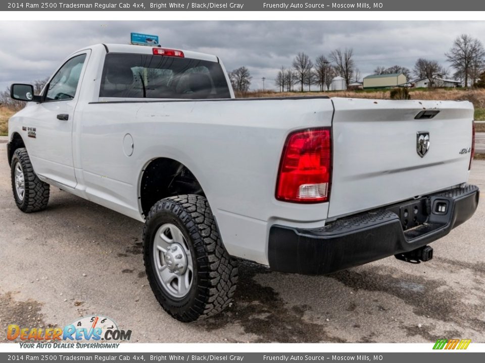 2014 Ram 2500 Tradesman Regular Cab 4x4 Bright White / Black/Diesel Gray Photo #6