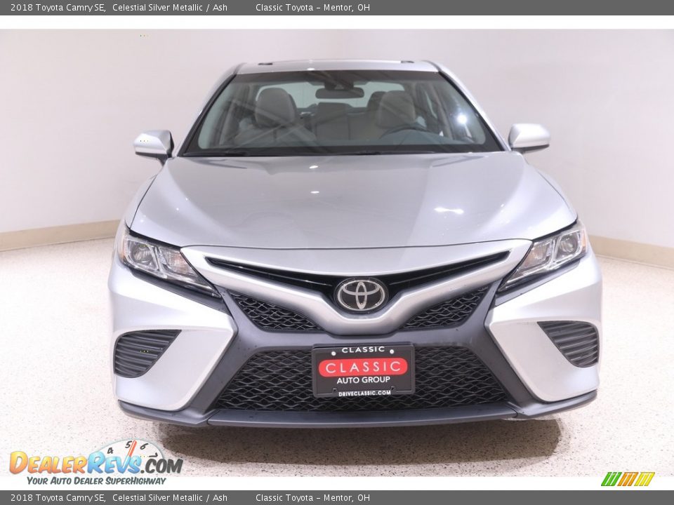 2018 Toyota Camry SE Celestial Silver Metallic / Ash Photo #2