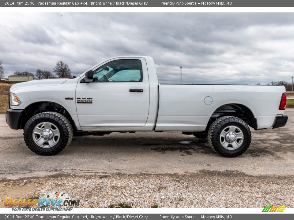 2014 Ram 2500 Tradesman Regular Cab 4x4 Bright White / Black/Diesel Gray Photo #7