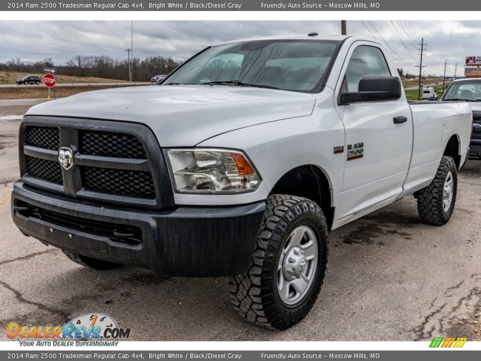 2014 Ram 2500 Tradesman Regular Cab 4x4 Bright White / Black/Diesel Gray Photo #8