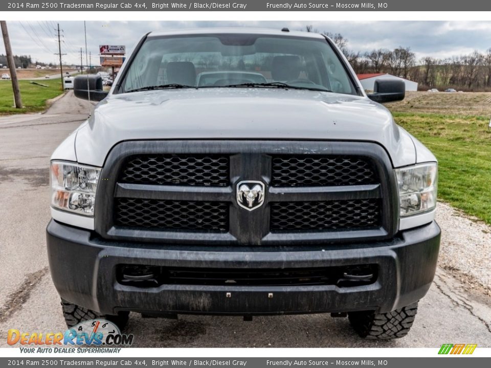 2014 Ram 2500 Tradesman Regular Cab 4x4 Bright White / Black/Diesel Gray Photo #9