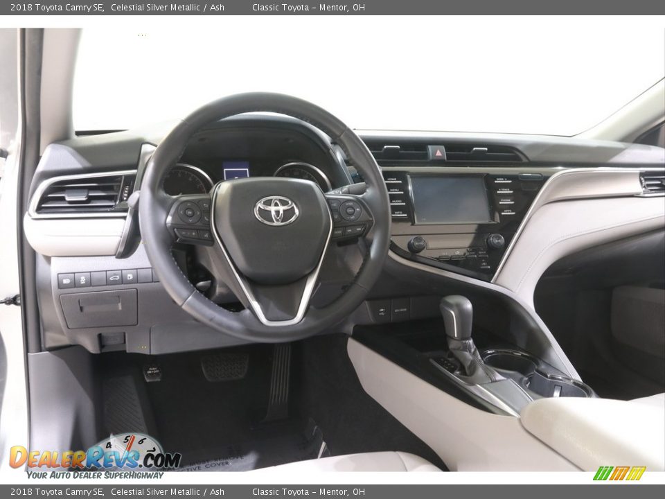 2018 Toyota Camry SE Celestial Silver Metallic / Ash Photo #6