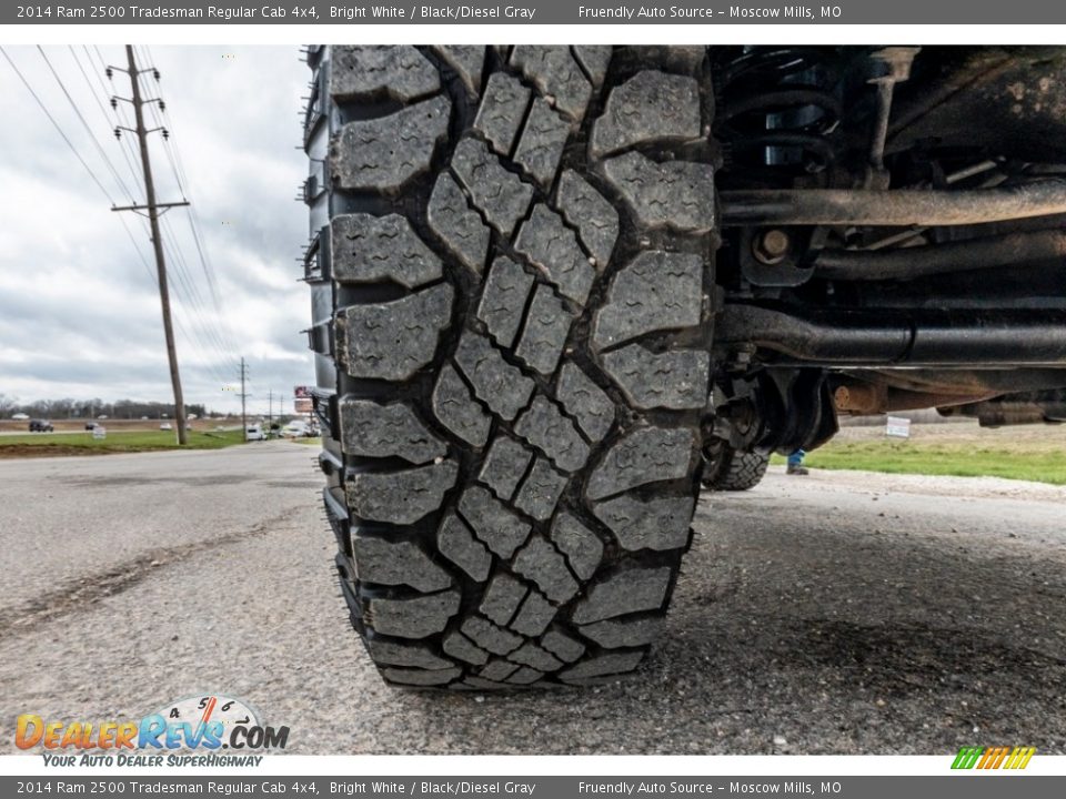 2014 Ram 2500 Tradesman Regular Cab 4x4 Bright White / Black/Diesel Gray Photo #11