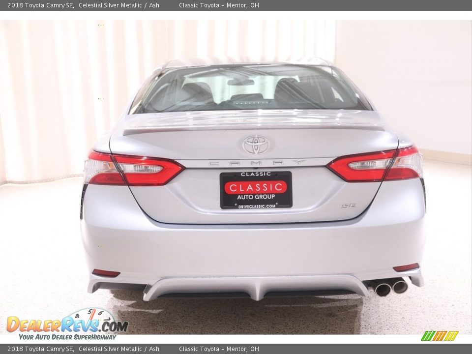 2018 Toyota Camry SE Celestial Silver Metallic / Ash Photo #17