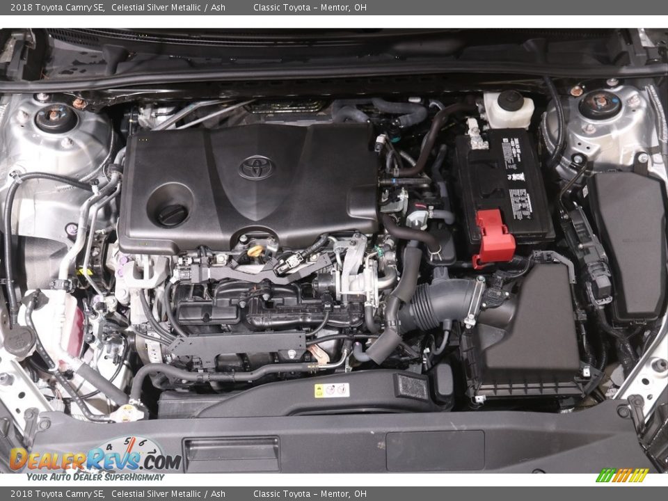 2018 Toyota Camry SE Celestial Silver Metallic / Ash Photo #18