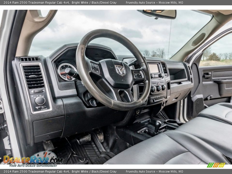 2014 Ram 2500 Tradesman Regular Cab 4x4 Bright White / Black/Diesel Gray Photo #20