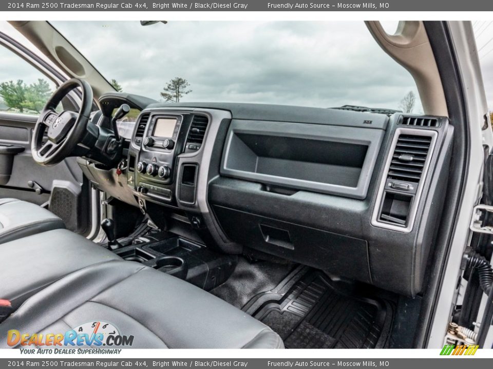 2014 Ram 2500 Tradesman Regular Cab 4x4 Bright White / Black/Diesel Gray Photo #26