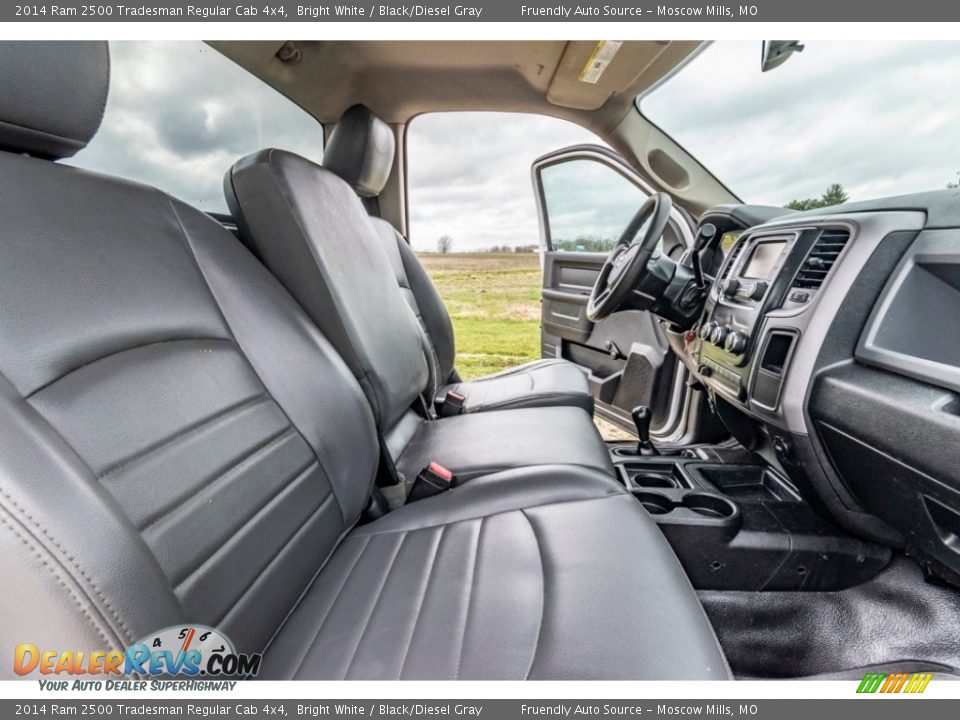 2014 Ram 2500 Tradesman Regular Cab 4x4 Bright White / Black/Diesel Gray Photo #27