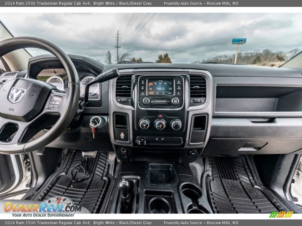 2014 Ram 2500 Tradesman Regular Cab 4x4 Bright White / Black/Diesel Gray Photo #29