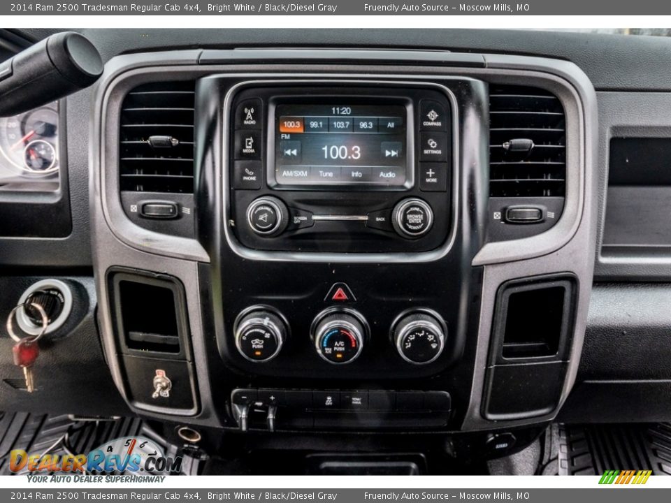 2014 Ram 2500 Tradesman Regular Cab 4x4 Bright White / Black/Diesel Gray Photo #30