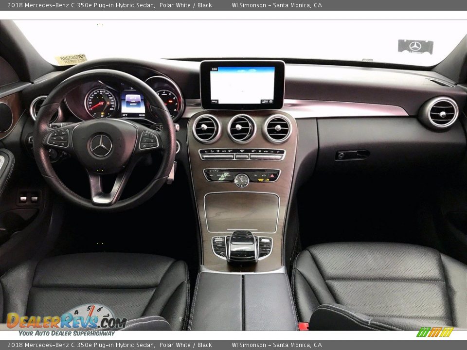 2018 Mercedes-Benz C 350e Plug-in Hybrid Sedan Polar White / Black Photo #15