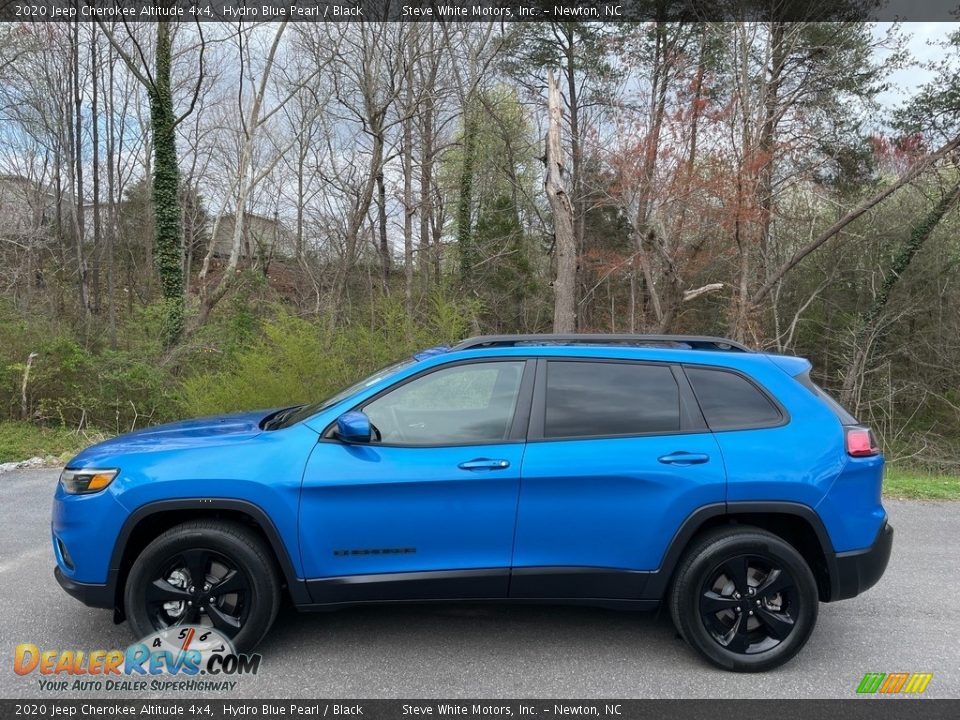 2020 Jeep Cherokee Altitude 4x4 Hydro Blue Pearl / Black Photo #1