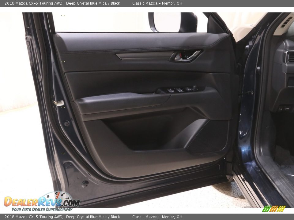 2018 Mazda CX-5 Touring AWD Deep Crystal Blue Mica / Black Photo #4