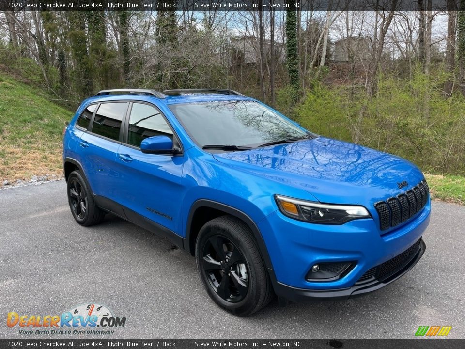 2020 Jeep Cherokee Altitude 4x4 Hydro Blue Pearl / Black Photo #4