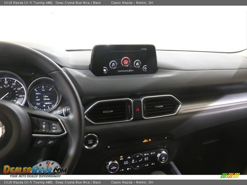 2018 Mazda CX-5 Touring AWD Deep Crystal Blue Mica / Black Photo #9