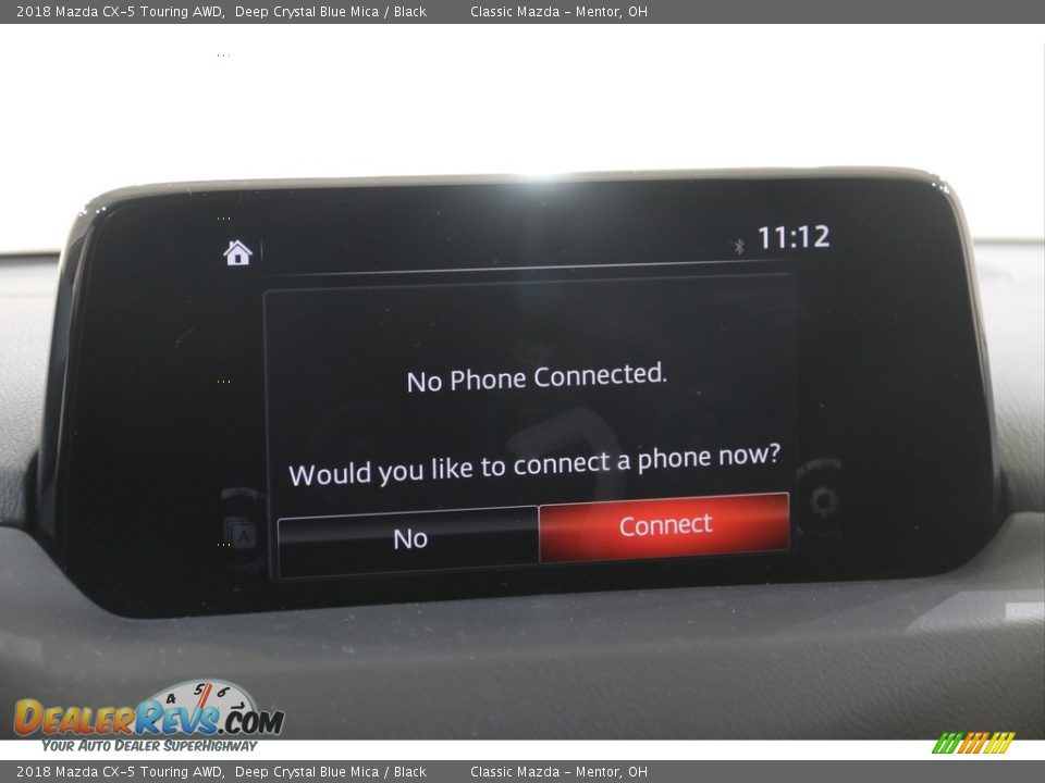 2018 Mazda CX-5 Touring AWD Deep Crystal Blue Mica / Black Photo #11