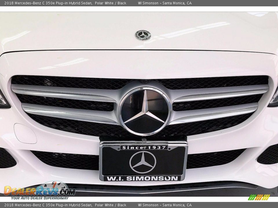 2018 Mercedes-Benz C 350e Plug-in Hybrid Sedan Polar White / Black Photo #30