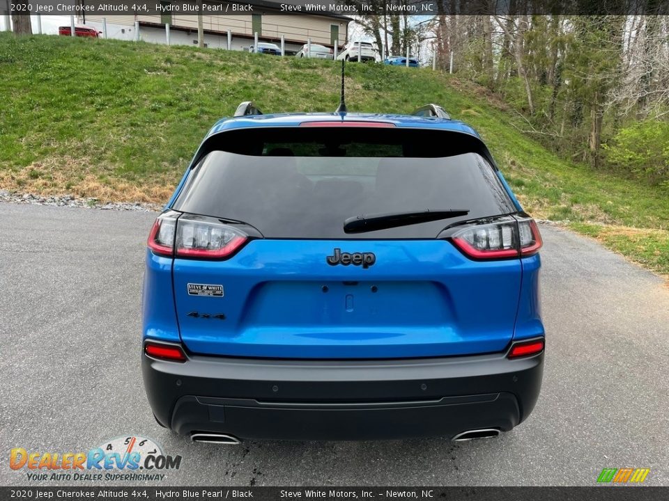 2020 Jeep Cherokee Altitude 4x4 Hydro Blue Pearl / Black Photo #7