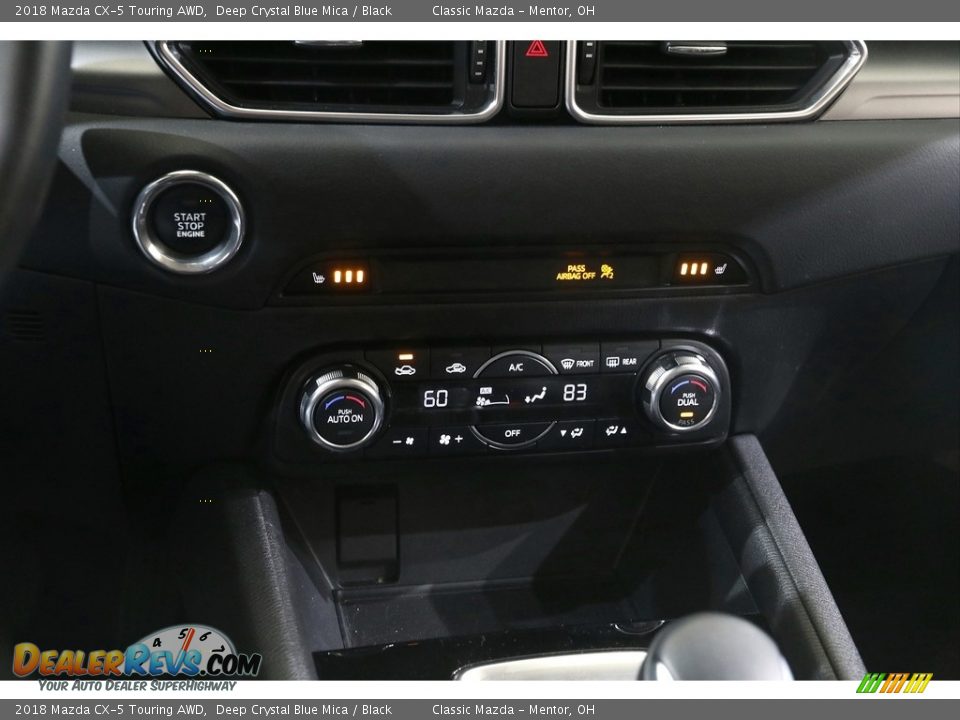 2018 Mazda CX-5 Touring AWD Deep Crystal Blue Mica / Black Photo #13