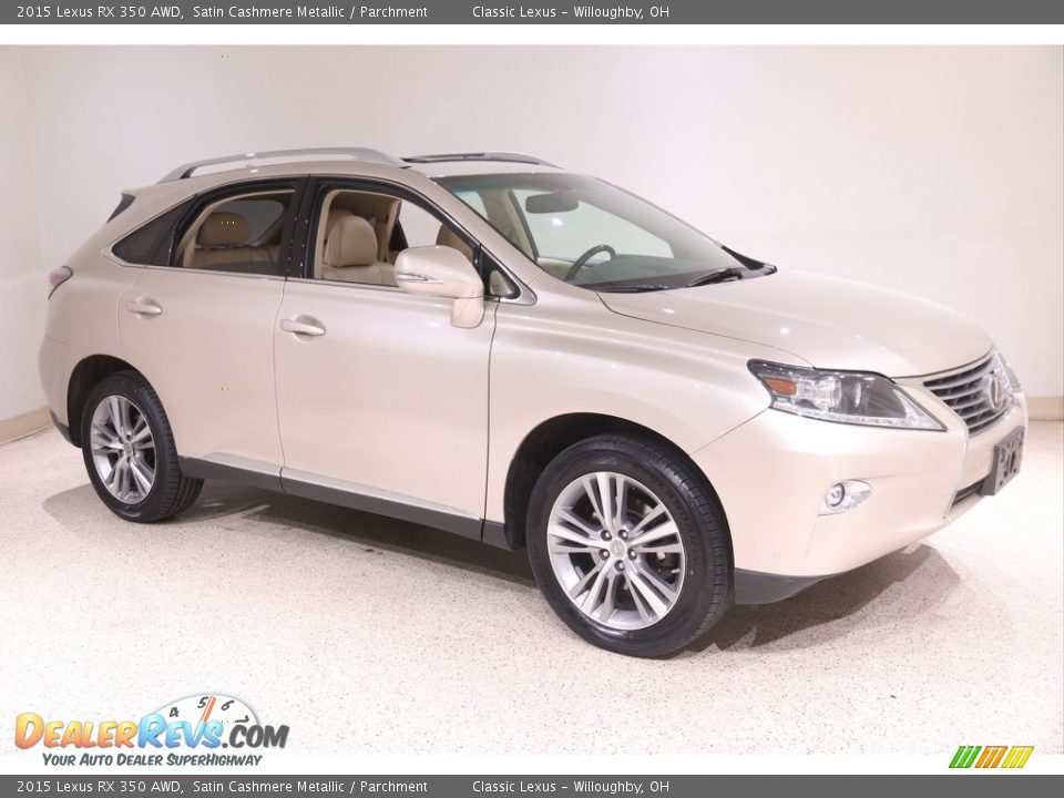 2015 Lexus RX 350 AWD Satin Cashmere Metallic / Parchment Photo #1