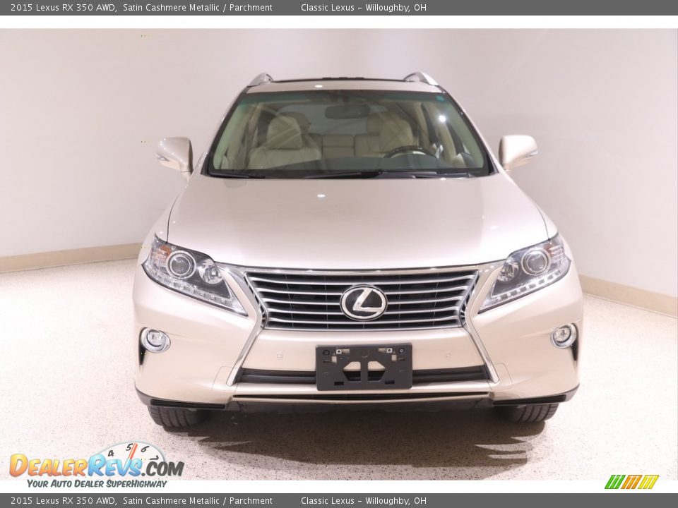 2015 Lexus RX 350 AWD Satin Cashmere Metallic / Parchment Photo #2