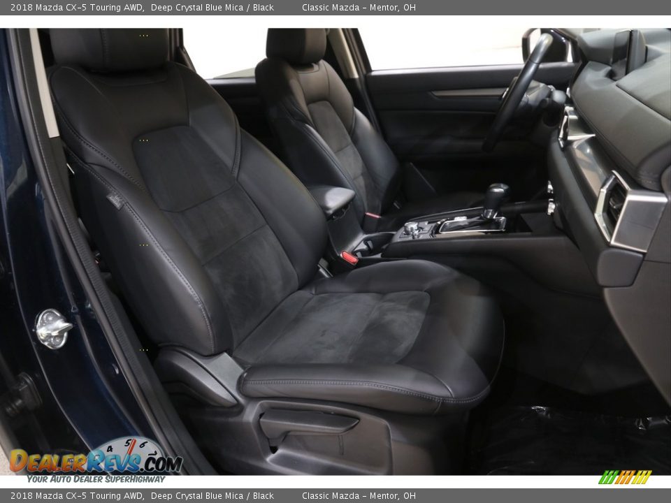 2018 Mazda CX-5 Touring AWD Deep Crystal Blue Mica / Black Photo #15