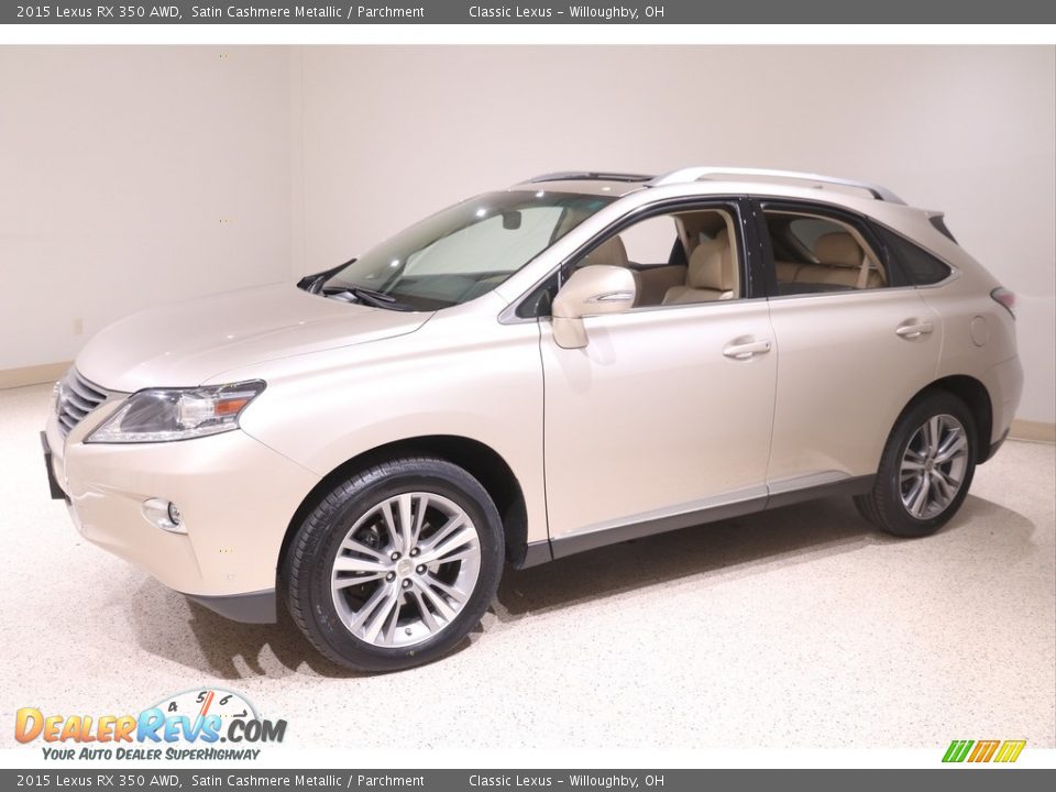 2015 Lexus RX 350 AWD Satin Cashmere Metallic / Parchment Photo #3