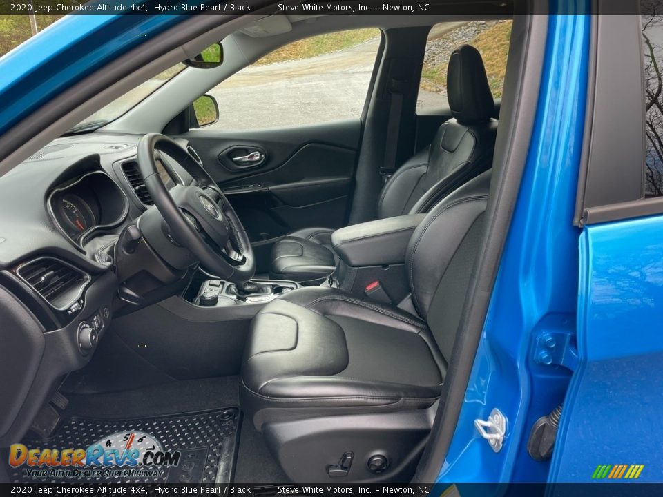 2020 Jeep Cherokee Altitude 4x4 Hydro Blue Pearl / Black Photo #10