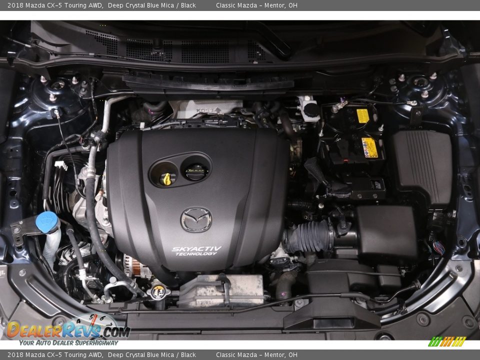 2018 Mazda CX-5 Touring AWD Deep Crystal Blue Mica / Black Photo #19