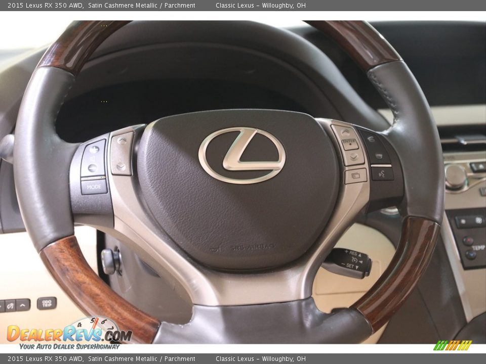 2015 Lexus RX 350 AWD Satin Cashmere Metallic / Parchment Photo #7