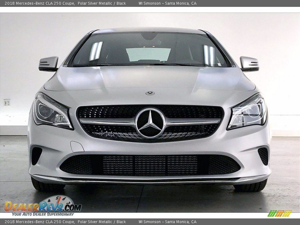 2018 Mercedes-Benz CLA 250 Coupe Polar Silver Metallic / Black Photo #2