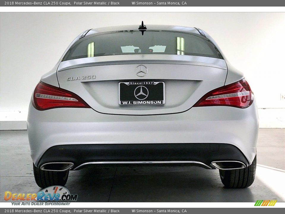 2018 Mercedes-Benz CLA 250 Coupe Polar Silver Metallic / Black Photo #3
