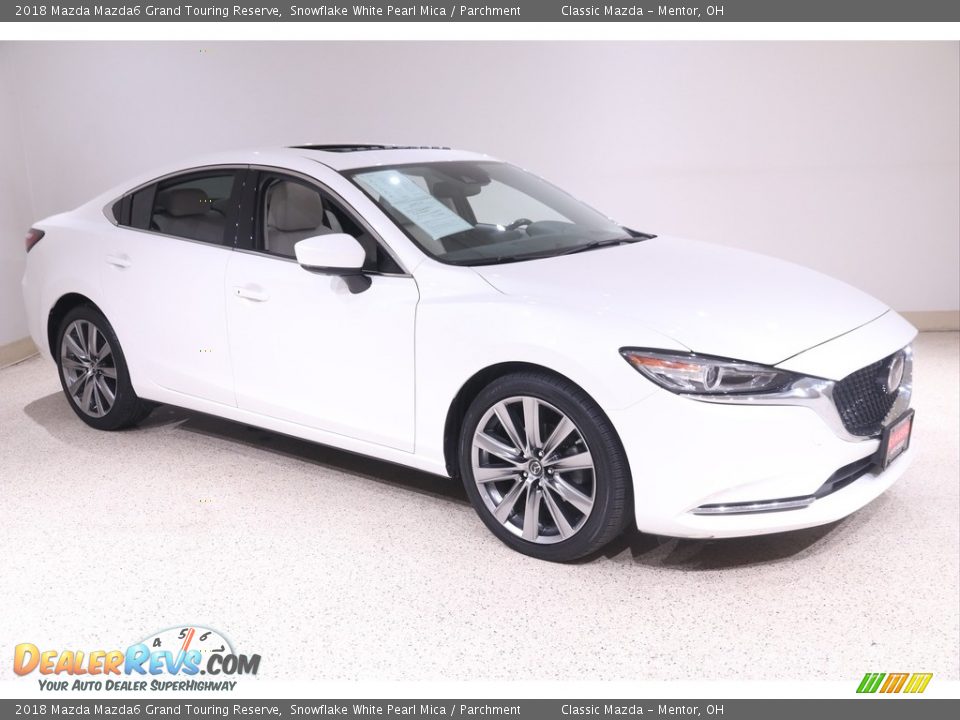 2018 Mazda Mazda6 Grand Touring Reserve Snowflake White Pearl Mica / Parchment Photo #1