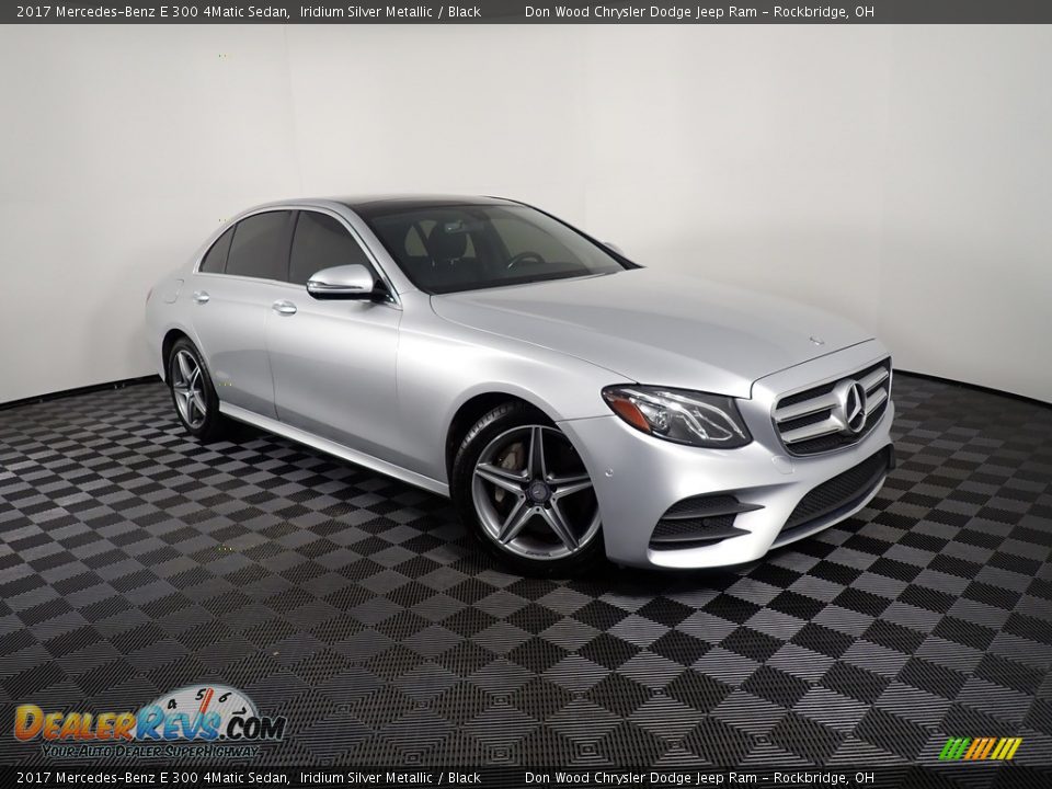 2017 Mercedes-Benz E 300 4Matic Sedan Iridium Silver Metallic / Black Photo #6