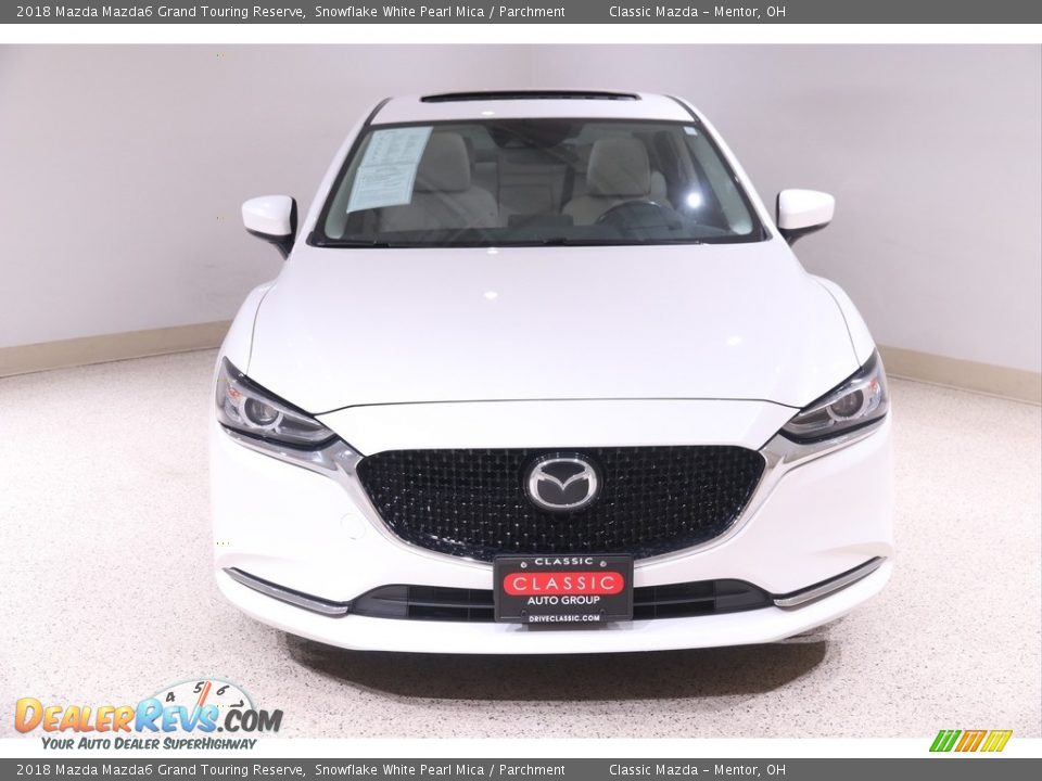 2018 Mazda Mazda6 Grand Touring Reserve Snowflake White Pearl Mica / Parchment Photo #2