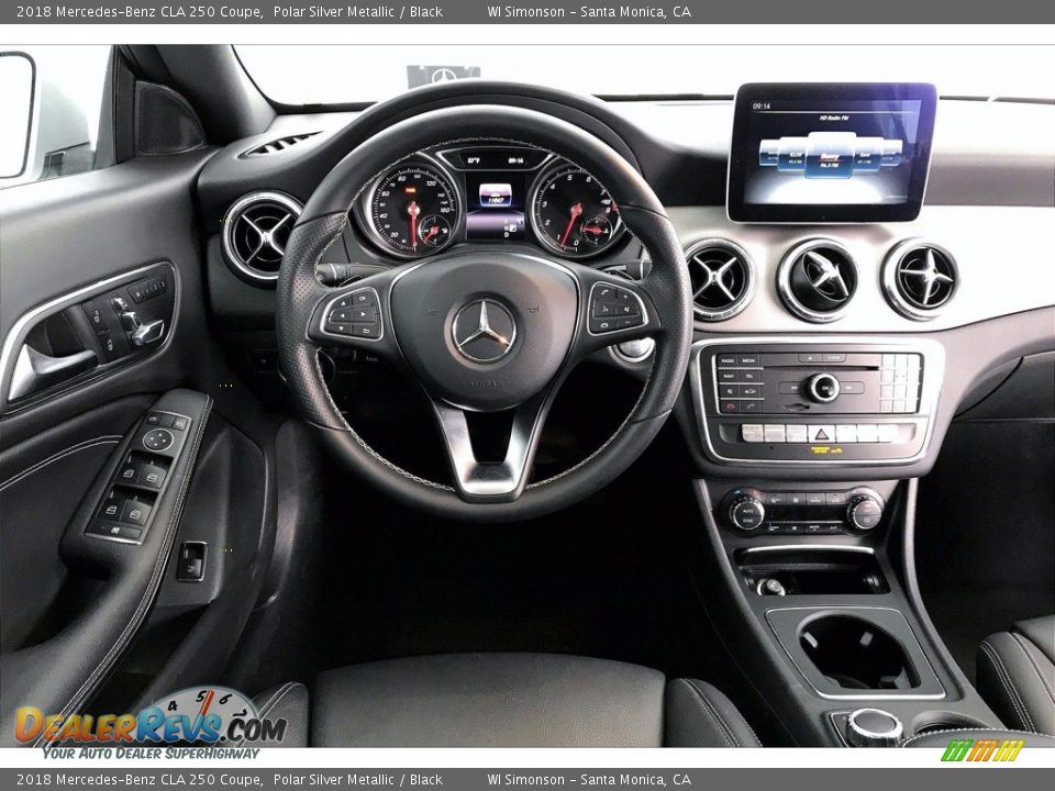 2018 Mercedes-Benz CLA 250 Coupe Polar Silver Metallic / Black Photo #4