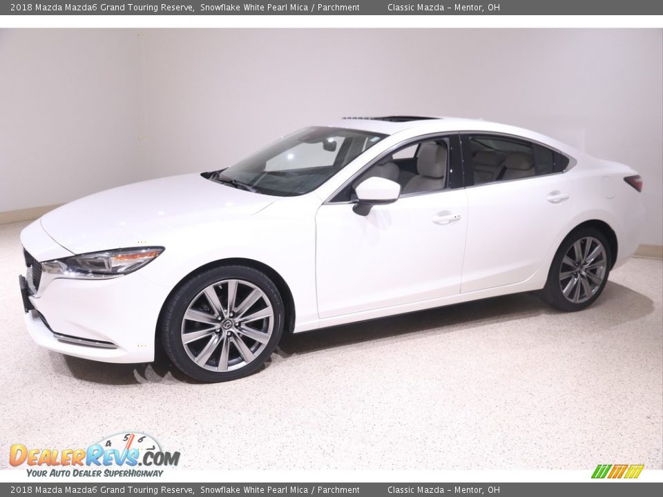 2018 Mazda Mazda6 Grand Touring Reserve Snowflake White Pearl Mica / Parchment Photo #3