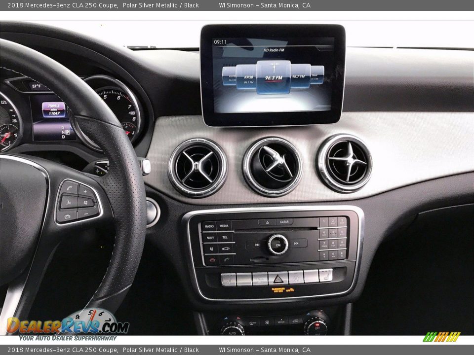 2018 Mercedes-Benz CLA 250 Coupe Polar Silver Metallic / Black Photo #5