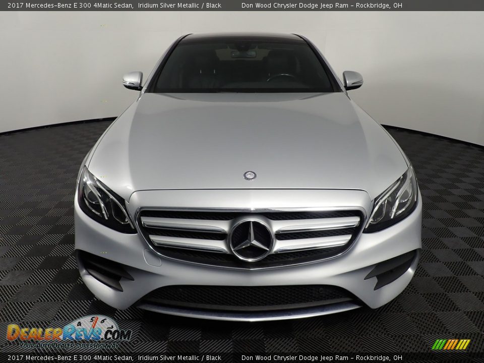 2017 Mercedes-Benz E 300 4Matic Sedan Iridium Silver Metallic / Black Photo #8